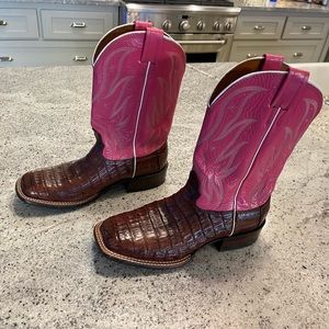 Larry Mayhan Alligator Cowboy Boots
